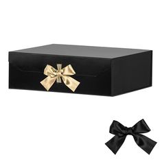 PRICES MAY VARY. 🎁【Two Ribbons】 Each gift box contains 2 ribbons, one black, one champagne color, You can use which one you want. 🎁【Durable High-quality Material】 Foldable gift box is made of thick cardboard with a film attached to the surface, making it strong sturdy, smooth and easy to clean 🎁【Multifunction】It can be used for storage and can also be used to wrap gifts, for storing jackets ,robe, sweater, wedding dress, briefcase Handbag Basketball shoes sneaker boots and other larger gifts Big Gift Boxes, Groomsman Proposal Box, Mug Storage, Groomsman Proposal, Gift Box With Ribbon, Mini Wine Bottles, Gift Box For Men, Small Glass Jars, Gift Boxes With Lids