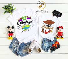 To Infinity and Beyond Shirts Toy Story Matching Shirts Andy - Etsy Disney Matching Shirts, Kids Disney Shirts, Disney Birthday Shirt, Custom Disney Shirts, Disney Cruise Shirts, Disney Couple Shirts, Disney Birthday Party, Disney Vacation Shirts, Matching Disney Shirts