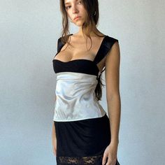 Patchwork Tank Top, Silk Camisole Top, Vest Crop Top, French Street, Loose Top, Cropped Vest, Square Neck Top, Linen Pants Women, Cami Crop Top