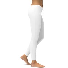 Whiter than Snow, Solid White Leggings These Solid White Leggings are incredibly flattering and a super versatile piece to add to your collection. As you know white is the easiest shade to style, you can wear these as a white on white outfit or pair it back with colors and prints. Made to mould to your body and support your every move. Made from highest quality material: the Gearbunch Solid White Leggings are 100% handmade, squat proof, super soft and comfortable. Make these your next best yoga White High-stretch Activewear For Pilates, White High Stretch Activewear For Pilates, White Casual Yoga Pants With 4-way Stretch, White 4-way Stretch Yoga Pants, White Sporty Leggings With 4-way Stretch, White 4-way Stretch Sporty Leggings, White Sporty 4-way Stretch Leggings, Sporty White Full Length Pants, White Sporty Yoga Pants With 4-way Stretch