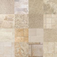 several different types of tile on the floor