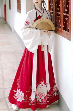 SKU: LIN01477 Fabric: Polyester Cotton Style types: Sweet Hanfu Season: Spring, Summer, Autumn, Winter Notice: The price for the Dress + Blouse,Any of the accessory is not included. Size(IN) Bust Clothing Length Dress Length S 31.50-33.86 23.62 38.19 M 33.86-35.43 24.41 39.37 L 35.43-37.01 25.20 40.55 XL 37.01-38.58 25.98 41.73 Chinese Historical Fashion, Style Types, Ancient Costume, Chinese Style Dress, Spring Summer Autumn Winter, Hanfu Dress, Dress Blouse, Ming Dynasty, Fashion Inspiration Design