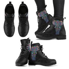 Free Spirit Elephant Boots Bohemian Elephant, Handcrafted Boots, Save The Elephants, Mens Leather Boots, Light Boots, Comfortable Boots, Leather Boots Women, Soft Textiles, Purple Crystals