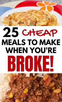 cheap and easy dinner ideas Cheap Family Dinners, Cheap Meals To Make, Cheap Family Meals, Cheap Recipes, Meals To Make, Cheap Easy Meals, Inexpensive Meals, Cheap Healthy Meals, Favorite Recipes Dinner