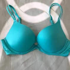 Nwot Victoria's Secret Very Sexy Push-Up Bra Size 34b In Teal. It Has Built In Padding That Adds A Cup Size. Victoria's Secret Seamless Push-up Bra, Victoria's Secret Solid Bra With Padded Cups, Victoria's Secret Solid Color Bra With Padded Cups, Victoria's Secret Push-up Bra With Padded Cups, Victoria's Secret Padded Push-up Bra, Victoria's Secret Bra With Padded Cups, Victoria's Secret Partially Lined Push-up Bra, Solid Color Push-up Bra With Lined Body, Solid Push-up Bra With Lined Body