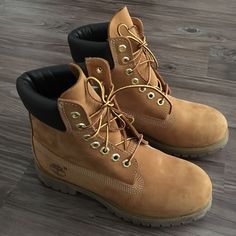 Men’s Timberlands In Size 6.5 Could Also Be Women’s Size 8. Color Wheat. Gently Used And Only Worn Less Than 10 Times. No Box Sorry! No Trades Please. Make An Offer Timberlands, Timberlands Shoes, Timberland Shoes, Timberland Mens, Christmas Wishlist, Timberland Boots, Tan Brown, Sneakers Fashion, Wheat