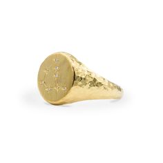 From our Celestial Collection, these Signet Rings are a perfect gift for yourself or for others in your life. We love it as a pinky ring, but wear however you wish! Please allow 3-4 weeks for fabrication at full price. Celestial Engraved Yellow Gold Ring, Celestial Style Round Band Rings As Gift, Yellow Gold Celestial Engraved Ring As Gift, Celestial Yellow Gold Engraved Ring For Gift, Celestial Engraved Yellow Gold Ring Gift, Celestial Style Polished Diamond Ring, Celestial Style Round Signet Ring For Anniversary, Celestial Yellow Gold Signet Ring Gift, Celestial Style Round Signet Ring For Weddings