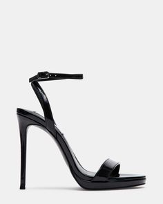 Dress With Stilleto Heels, Hot Shoes Prom, Heels For Formal Dresses, Cheap Chic 4-inch Heels, Plat Form Heels With Dress, Lulus Heels Black, Classy Platform Heels, Black Open Toed Heels, Black Sandal Heel