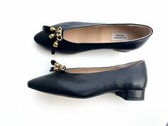 Jane  - our newest classic black flat slip one shoes. They are very comfortable, chic and will look great with black formal trousers, jeans or skirt. We used the finest leather, the most comfortable shoe shape and a manufactured durable sole so that you can enjoy the most out of these gorgeous shoes. All of our shoes are handmade, created with careful attention to comfort, detail and style. BRAND: Anna Maratti MATERIAL: fine soft leather LINING: calf leather SOLE: soft, lightweight and durable F Formal Slip-on Court Shoes With Flat Heel, Elegant Pointed Toe Slip-on Flats For Work, Elegant Slip-on Flats With Almond Toe, Classic Flat Court Shoes For Office, Elegant Slip-on Court Shoes For Office, Chic Slip-on Court Shoes With Flat Heel, Formal Flats With Medium Width And Flat Heel, Formal Medium Width Flats With Flat Heel, Evening Slip-on Pointed Toe Flats With Almond Shape