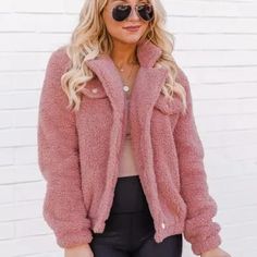 Pink Lily’s End of Season Sale is such a good one and has up to 75% off over 400 items! This sale pretty much has it all and for really affordable prices too. Including sweaters, jeans, leggings, coats, beanies, blouses, shackets, self-tanner, I mean I could go on forever! I’ve linked my favorites and also shared what I’ve added to my cart! #womensclothing #boutqiuelooks #salealert #blackdress #plaidshacket Pink Teddy Jacket, Pink Teddy, Color Block Cardigan, Teddy Jacket, Cute Jackets, Pink Lily