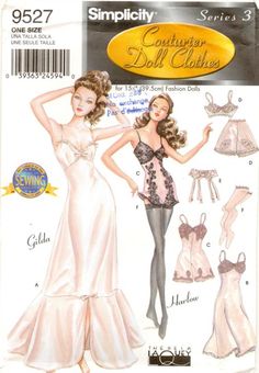 an image of a woman's dress sewing pattern