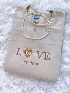 Love And Kindness, Cute Sweatshirts, Chanel Deauville Tote Bag, Love On Tour, Mode Streetwear, Made With Love, Cute Casual Outfits, Concert Outfit