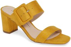 Chinese Laundry Yippy Block Heel Sandal Spring Sandals With Padded Heel And Rectangular Buckle, Spring Block Heels With Stacked Heel And Rectangular Buckle, Spring Sandals With Heel Strap And Rectangular Buckle, Summer Block Heels With Rectangular Buckle And Padded Heel, Modern Heels With Rectangular Buckle For Summer, Modern Block Heels With Buckle Closure For Spring, Spring Heels With Rectangular Buckle Closure, Yellow Block Heels With Buckle Closure, Fashion Shoes Boots