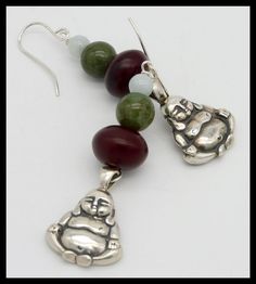 STERLING BUDDHAS Jade Jadeite Amber Resin Sterling - Etsy Handmade Spiritual Jade Earrings, Spiritual Jade Dangle Earrings, Amber Resin, Nephrite Jade, French Wire, Jade Beads, Austin Tx, Statement Earrings, Austin