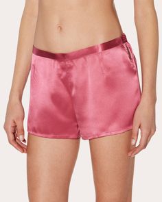 Cut from stunning Italian silk, these shorts feature a narrow waistband with an elasticated back, and a straight, slim leg. 100% Italian silk Dry clean Made in China Size & Fit Size XXS: 25.2-26.77in underbust, 22.83-24.41in waist, 33.86-35.43in hips Size XS: 27.17-28.74in underbust, 24.41-25.98in waist, 35.43-37.01in hips Size S: 29.13-30.71in underbust, 25.98-27.56in waist, 37.8-39.37in hips Size M: 31.1-32.68in underbust, 28.35-29.92in waist, 40.16-41.73in hips Size L: 33.07-34.65in underbust Silk Pajama Shorts, Silk Pajamas Shorts, Fit App, Silk Pajamas Women, Silk Pajama, Silk Pajama Set, Wild Orchid, Silk Camisole, Silk Slip Dress