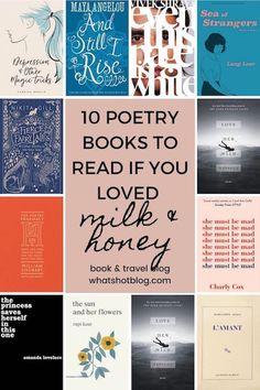 the top ten poetry books to read if you loved and bored by book & travel blog