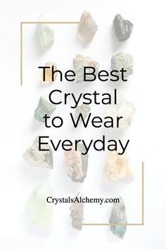 Crystals To Wear Daily, Best Crystals To Wear Daily, How To Wear Crystal Bracelets, Crystals To Carry Daily, Best Crystals To Wear, Crystals To Wear, Witchy Ideas