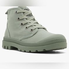 Wander Out Women’s Hiking Boots Modern Boots With A Twist Of Classic New With Tags Casual Mid-top Lace-up Boots With Rubber Sole, Casual High-top Lace-up Boots For Walking, Casual High-top Lace-up Boots, Green Lace-up Casual Boots, Green Casual Lace-up Boots, Casual Green Lace-up Boots, Casual Mid-top Canvas Boots, Green High-top Lace-up Casual Boots, Green Casual Hiking Boots