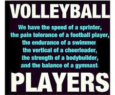 the words volleyball are written in blue and white on a black background with an image of a