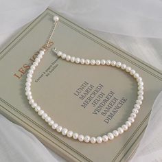 The hidden gem of the sea! A timeless staple. Made of natural freshwater pearls, our Lovely Pearl Necklace is perfect to add a classic feminine touch to every outfit. A must have for a pearls lovers and for your jewelry collection! JEWELRY CARE We recommend removing your jewelry before any contact with moisture (washing your hands, showering) to prolong life and quality of the product. To keep this piece in good condition, avoid contact with water, perfume, creams and lotions. Freshwater Pearls Wedding Accessories Necklace, Baroque Pearls Jewelry, Chokers Necklace, Silver Pearl Necklace, Pearl Choker Necklace, Pearl Choker, Freshwater Pearl Necklaces, Pearl Chain, Jewelry For Women