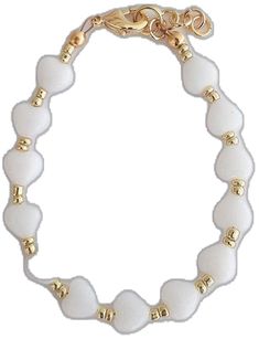 White Heart-shaped Jewelry With Letter Beads, Elegant Heart-shaped Bracelets With Colorful Beads, White Stretch Bracelet With Heart Charm, White Heart Beads Bracelet, White Round Beads Jewelry With Heart Charm, White Jewelry With Heart Charm And Round Beads, Adjustable Charm Bracelet With Heart Beads, White Heart Bracelet With Colorful Beads, White Heart Shaped Bracelet With Colorful Beads