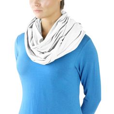 There are infinite reasons to love this sun protective scarf. It’s versatile, is rated UPF 50+, and is buttery soft to the touch. Easy to travel with as it folds into its own zippered pocket to become a purse, this UPF scarf is the perfect accessory for anyone who loves to spend a lot of time outside. Plus, you can quickly turn this scarf into a sun wrap to cover your head, so you have UV protection with you at all times. Mykonos Blue, Easy Travel, Eco Friendly Fabric, Pretty Places, Infinity Scarf, Brand You, Upf 50, Put On, Sun Protection