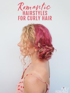 3 romantic hairstyles for curly hair - Hair Romance Curly Hair Videos, Curly Ponytail, Hair Romance, Romantic Hairstyles, Hair Videos Tutorials, Classic Hairstyles, Shag Haircut, Elegant Hairstyles, Bridesmaid Hair