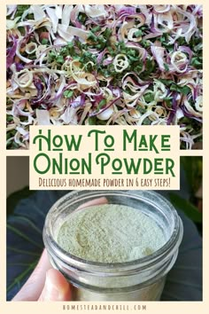 how to make onion powder with step by step instructions