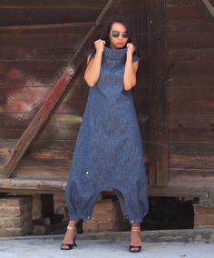 Women maxi dressLong maxi denim dressDenim maxi dressPlus | Etsy Fitted Denim Maxi Dress, Spring Cotton Loose Dress, Full-length Denim Jumpsuit For Summer, Full-length Summer Denim Jumpsuit, Blue Full-length Denim Jumpsuit For Summer, Casual Denim Blue Maxi Dress, Summer Indigo Cotton Maxi Dress, Summer Denim Maxi Dress, Indigo Bohemian Denim Dress For Summer