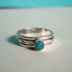 Turquoise Ring, Gemstone Ring, Spinner Ring, Band Ring, Natural Turquoise, Turquoise Jewelry, Beautiful Ring, Designer Ring, Handmade Ring All my Designs are original. Stone - Turquoise  Size - All Ring Size Setting - Bezel This Ring is for Women You will receive a Ring like the one in the pictures This Ring have 925 Stamp Suitable for use in everyday situations, or can also be used as a gift. Unique design will make a special attraction for the wearer. I make my jewelry with passion and love. The perfect gift for a Special occasion Wholesale Orders Accept on Wholesale Price All Pieces Have 925 Stamp Turquoise Stackable Round Band Rings, Turquoise Stackable Ring For Promise, Turquoise Stackable Promise Ring, Turquoise Gemstone Stackable Promise Rings, Turquoise Stackable Toe Rings, Adjustable Turquoise Gemstone Stackable Rings, Turquoise Gemstone Stackable Rings, Turquoise Round Band Promise Ring, Adjustable Turquoise Ring With Birthstone