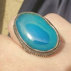 Brand New Handmade Solar Agate Antique Design Silver Statement Ring. Size 8 925 Stamped New To Poshmark? Use Referral Code Kimberlyn222 To Receive $10. Handmade Blue Agate Rings, Silver Leaf Ring, Diamond Ring Princess Cut, Opal Band, Silver Diamond Ring, Statement Ring Silver, Ring Color, Glass Rings, Antique Design