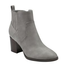 Manufacturer: Bandolino Size Origin: US Style Type: Ankle Boots Collection: Bandolino Closure: Material: No Material Tag Fabric Type: Faux Leather Sku: BH5940372 Size: 9.5.  Color: Gray.  Gender: female.  Age Group: adult. Round Toe Ankle Boots, Fur Ankle Boots, Dress Booties, Chunky Heel Ankle Boots, Womens Chunky Heels, Western Boots Women, Block Heel Shoes, Cowboy Boots Women, Grey Shoes