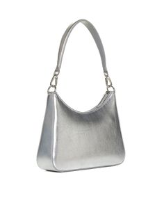 Shoulder Bag from Stella McCartneyComposition: Synthetic->polyurethane, 72% Synthetic->polyester, 27% Metals & Alloys->aluminium, 1% Luxury Baguette Bag With Silver-tone Hardware For Shopping, Trendy Silver Shoulder Bag With Detachable Handle, Chic Silver Shoulder Bag, Modern Silver Evening Bag With Silver-tone Hardware, Modern Silver Shoulder Bag For Formal Events, Trendy Formal Bags With Silver-tone Hardware, Trendy Metallic Shoulder Bag For Formal Occasions, Modern Baguette Bag With Silver-tone Hardware, Modern Silver Shoulder Bag With Detachable Handle