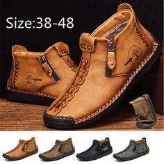 Great shopping ideas for Mens Casual Leather Boots Non-slip Walking Sneakers Outdoor Running Sports Shoes, Fashion winter shoes Winter Leather Slip-on Sneakers, Casual High-top Leather Shoes For Winter, Casual Leather Shoes With Flat Heel For Winter, Casual Flat Heel Leather Shoes For Winter, Casual Flat Heel Leather Winter Shoes, Casual High-top Leather Shoes For Fall, Casual Leather Shoes For Fall Outdoor, Casual Leather Shoes For Outdoor Fall Activities, Casual Winter Slip-on Sneakers