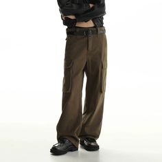 Classic Cargo Pants with Flap Pockets - chiclara Unique Clothing Style, Street Style Outfits Men, Japanese Street Fashion, Unique Outfits, Street Style Outfit, Height And Weight, Outdoor Adventures, Bottoms Pants, Model Height