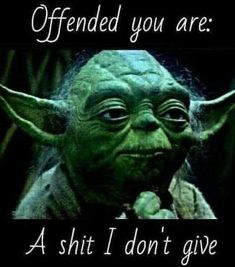 the yoda star wars quote with an image of yoda