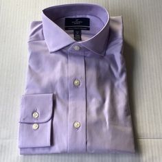 Pretty Lavender Colored Shirt! Brand New In The Bag. Great Purchase! Purple Slim Fit Shirt For Spring, Purple Slim Fit Shirt For Business, Slim Fit Purple Business Shirt, Purple Slim Fit Business Shirt, Purple Spread Collar Business Shirt, Fitted Purple Business Shirt, Purple Button-up Business Dress Shirt, Purple Button-up Dress Shirt For Business, Purple Button-up Dress Shirt For Spring