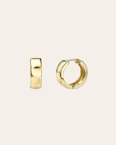 Flaunt your fierce fashion sense with these 14k Gold Bubbled Flat Hoop Earrings—golden, bold, and unapologetically stunning. Available in three sizes to match any vibe, slip them on and let your style do all the talking, because honey, these hoops are all about making an entrance. Outer Diameter: Approx. 14.6mm Inner Diameter: Approx. 11mm Width: Approx. 5mm Total Weight: Approx. 2.1 grams (per pair) Standard Production: 5-8 business days Rush Order Production: 2-5 business days Shipping: Select Everyday Luxury Gold Hoop Huggie Earrings, Trendy Tarnish Resistant Yellow Gold Huggie Earrings, Trendy Yellow Gold Huggie Earrings, Trendy 14k Yellow Gold Hoop Earrings, Everyday Luxury Yellow Gold Huggie Hoop Earrings, Trendy 14k Gold Small Hoop Huggie Earrings, Trendy Yellow Gold Hoop Earrings For Formal Occasions, Trendy Yellow Gold Hoop Earrings, Luxury Huggie Hoop Earrings For Everyday