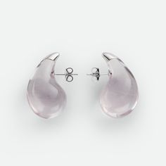 Bottega Veneta Famous Drop Earrings In Clear Resin Silver Metal Detailing On The Top Retail: $880 No Packaging, Just The Earrings In Good Condition, Please Check Photos Please Message Me For Any Questions Bottega Earrings, Clear Earrings, Clear Resin, Earrings Color, Bottega Veneta, Metallic Silver, The Top, Jewelry Earrings, Women Jewelry