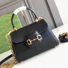 The Latest Handbag From Gucci 1955 Collection, Black Leather, With Shoulder Straps. Free Shipping. Tote Bag Size, Latest Handbags, Gucci Tote Bag, Bags Gucci, Gucci Tote, Gucci Handbags, Gucci Bags, Gucci Bag, Shoulder Straps