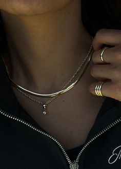 Introducing the Kismet Herringbone Chain. "Kismet," an Arabic word meaning "destiny" or "fate," embodies this herringbone chain's liquid gold pattern. Elevate any necklace stack with Kismet. 14k solid gold—always Hollow Average weight: 10.6g Width: 4.3mm Lobster clasp closure Herringbone Care: Please note that herringbone chains require careful handling. We recommend storing them on a flat surface when not wearing, making sure they don't get pushed against hard materials inside of a bag, etc. For travel, you can coil them and place them flat in a jewelry pouch. 14k Gold Figaro Chain Jewelry For Layering, Gold Snake Chain Jewelry For Layering, Yellow Gold Snake Chain Jewelry For Layering, Yellow Gold Snake Chain For Layering, Gold Box Chain Jewelry For Layering, Gold Jewelry Box Chain For Layering, Yellow Gold Box Chain Jewelry For Layering, Timeless 14k Gold Snake Chain Jewelry, Gold Plated Snake Chain Necklace