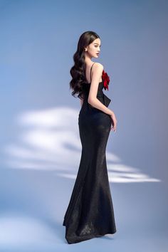 Effortlessly embody elegance and sophistication in our dress. Made with a luxurious blend of polyester and spandex, this floor length dress hugs your curves and boasts a stunning cut-out design, making you feel like a mermaid gliding through the sea. Shine bright at your next event in this exclusive piece. * Note: The length is measured from the shoulder to bottom. Black Mermaid Hem Gown For Banquet, Black Fishtail Gown For Banquet, Black Mermaid Dress For Prom Banquet, Black Mermaid Dress For Banquet And Prom Season, Black Stretch Evening Dress For Banquet, Mermaid Maxi Dress With Sweep Train For Evening, Fitted Mermaid Silhouette Evening Gown, Black Fishtail Evening Dress For Banquet, Banquet Maxi Dress With Sweep Train And Mermaid Hem