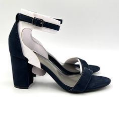 Bandolino Women's Armory 2 Dark Blue Faux Vegan Suede / Microsuede Block Heel Sandals. Women's Size 5.5 Regular / Medium Width. Condition: New In Box; Box Has Wear. New To Poshmark? Sign Up Using Invite Code: Tentoday For $10 Off Your Purchase! Block Heel Sandals, Heels Sandals, Block Heels Sandal, Heel Sandals, Shoes Women Heels, Block Heels, Sandals Heels, Shoes Sandals, Dark Blue