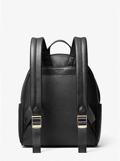 Turn to the Bex for those busy city days when more than just the everyday essentials are needed. This pebbled leather backpack features multiple pockets and exterior compartments to keep you organized in style..• Backpack.• Pebbled leather.• 100% leather.• Trim: 52% polyurethane /48% polyester.• Gold-tone hardware.• 21”W X 12”H X 4.5”D.• Exterior details: front slip and zip pockets, 2 side slip pockets.• Interior details: back zip pocket.• Lining: 100% polyester.• Zip fastening.• Imported.• Back Michael Kors Travel Bags In Pebbled Leather, Michael Kors Pebbled Leather Travel Bag, Michael Kors Leather Standard Backpack, Michael Kors Leather Backpack With Zipper Closure, Michael Kors Everyday Leather Backpack With Adjustable Strap, Michael Kors Leather Backpack With Zipper, Michael Kors Leather Travel Backpack With Adjustable Strap, Michael Kors Leather Backpack With Adjustable Strap For Travel, Michael Kors Leather Backpack For Travel