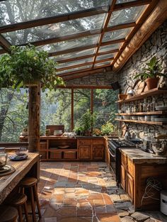 Garden Shed Interiors, Farmhouse Style Kitchen, Kitchen Plans, Style Kitchen, Outdoor Kitchen Design, Off Grid, Butterfly Garden, Off The Grid, Garden Shed