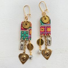 This Dangle & Drop Earrings item by LenoraDameStudio has 48 favorites from Etsy shoppers. Ships from Phoenixville, PA. Listed on Jun 7, 2024 Artisan Multicolor Brass Earrings, Handmade Earrings Ideas Unique, Handmade Earrings Ideas, Bohemian Necklaces, Interesting Jewelry, Handmade Dangle Earrings, Loom Bracelet Patterns, Earrings Ideas, Earrings Handmade Dangle