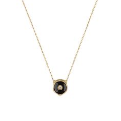 Gucci Le Marche des Merveilles Necklace with Black Onyx and Diamond Pendant Gucci Classic Pendant Jewelry, Gucci Formal Round Jewelry, Formal Gucci Jewelry, Gucci Pendant Necklace For Formal Occasions, Gucci Yellow Gold Jewelry For Formal Occasions, Polished Round Necklace For Evening, Round Necklaces With Polished Finish For Evening, Elegant Black Gucci Jewelry, Gucci Yellow Gold Diamond Jewelry