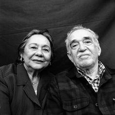 black and white photograph of an older couple