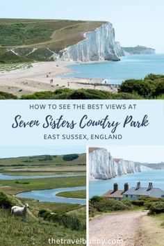 the seven sisters country park in east sussex, england