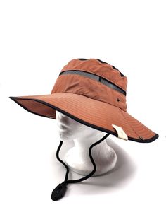 Colors: Rust Wide Brim Sun Hat, Protect Yourself, Sun Hat, Wide Brimmed, Sun Hats, Snug Fit, Quick Dry, Outdoor Activities, Casual Style